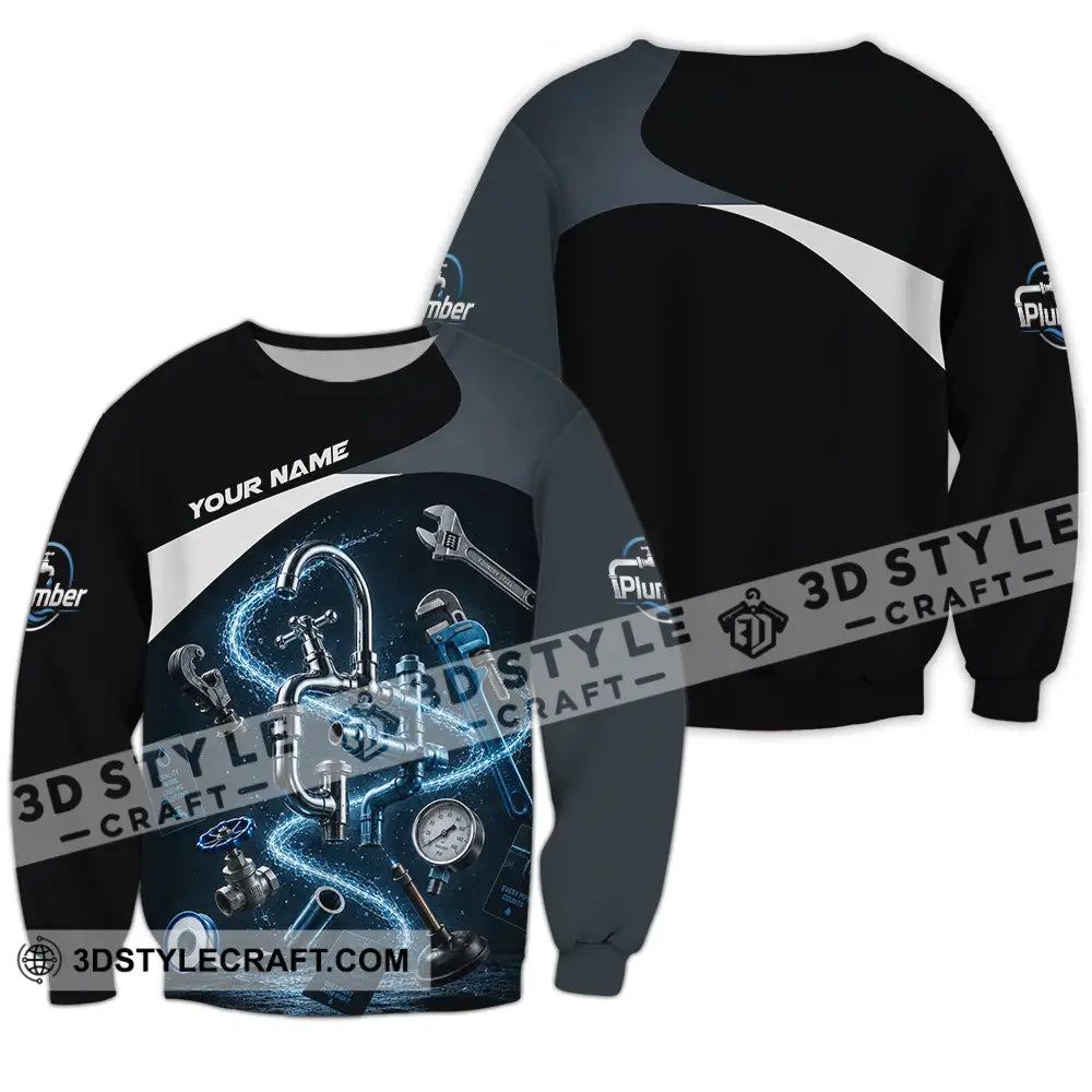 Unisex Shirt - Custom Plumber Shirt - Long Sleeve / S - T-shirt