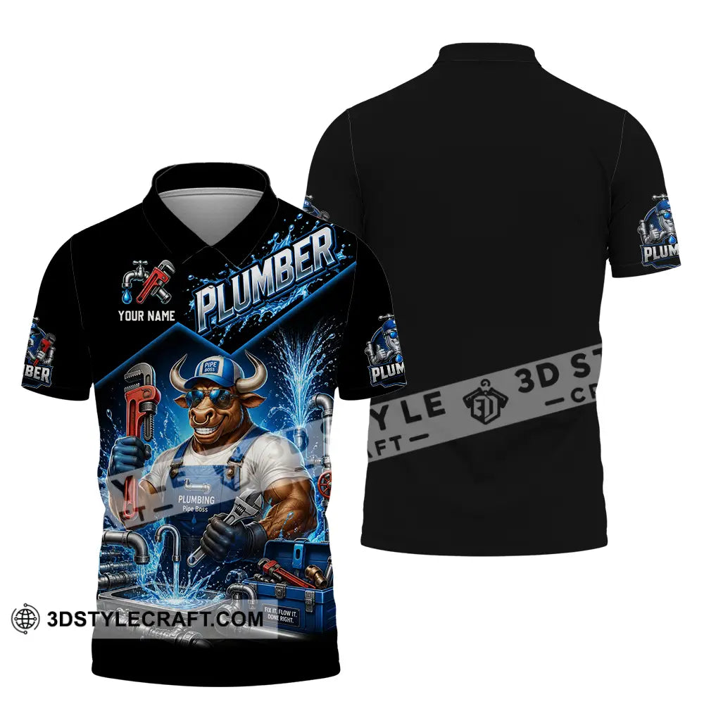 Unisex Shirt - Custom Plumber Shirt - Polo Shirt / S - T-shirt