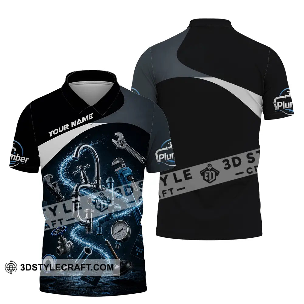 Unisex Shirt - Custom Plumber Shirt - Polo Shirt / S - T-shirt