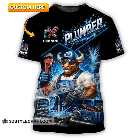 Unisex Shirt - Custom Plumber Shirt style option 1