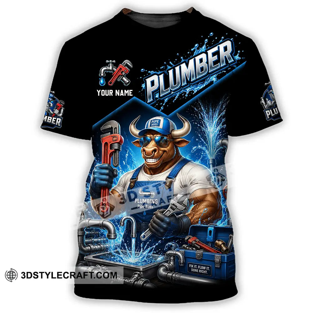 Unisex Shirt - Custom Plumber Shirt - T-Shirt / S - T-shirt