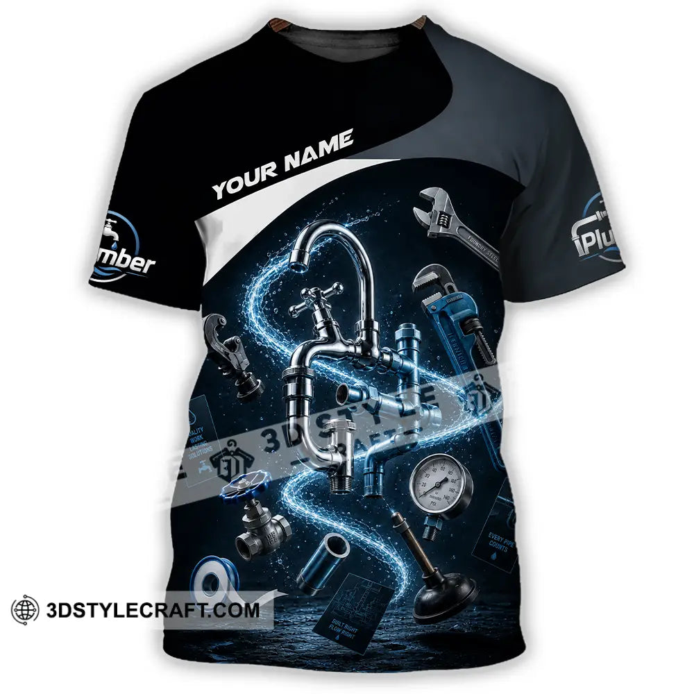 Unisex Shirt - Custom Plumber Shirt - T-Shirt / S - T-shirt