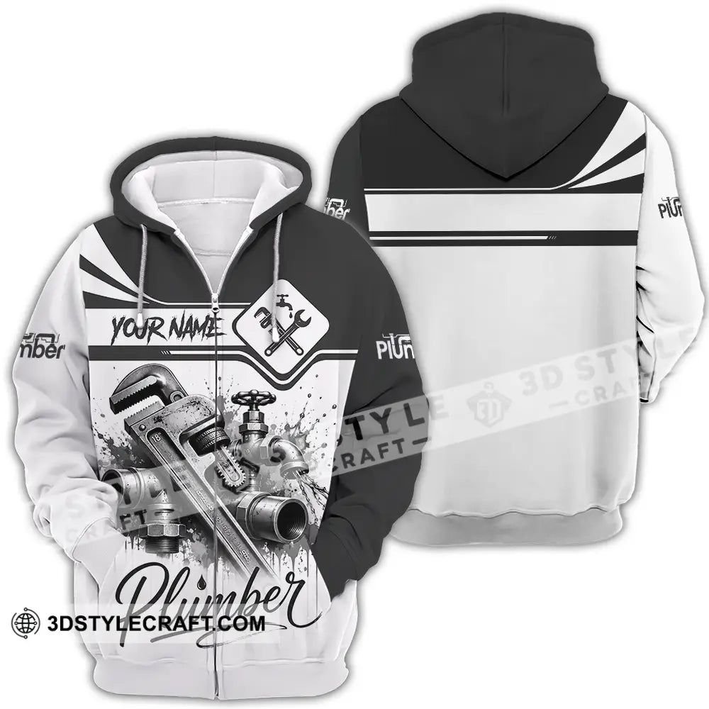 Unisex Shirt - Custom Plumber Shirt - Zipper Hoodie / S - T-shirt