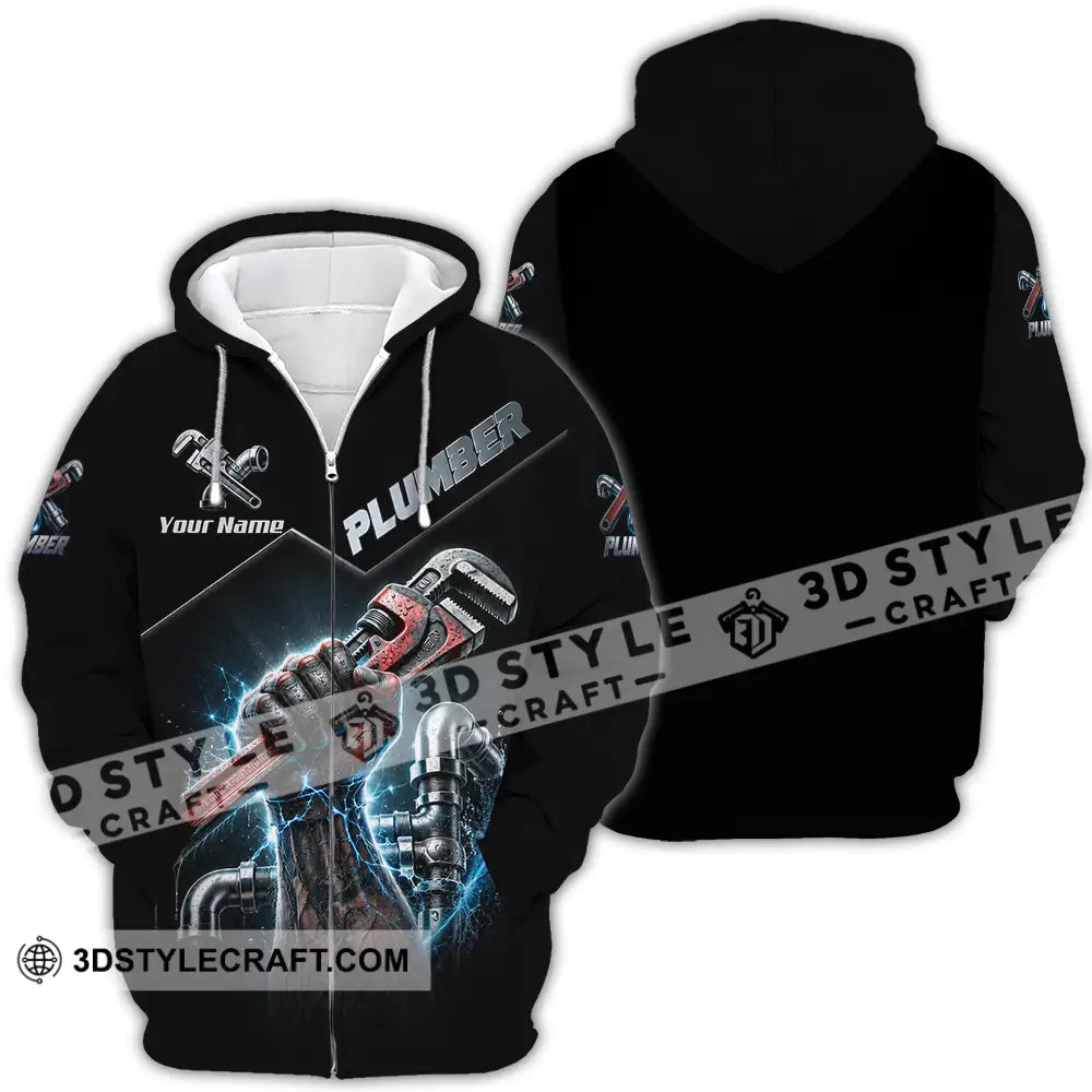 Unisex Shirt - Custom Plumber Shirt - Zipper Hoodie / S - T-shirt