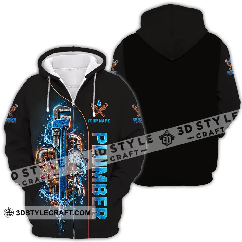 Unisex Shirt - Custom Plumber Shirt - Zipper Hoodie / S - T-shirt