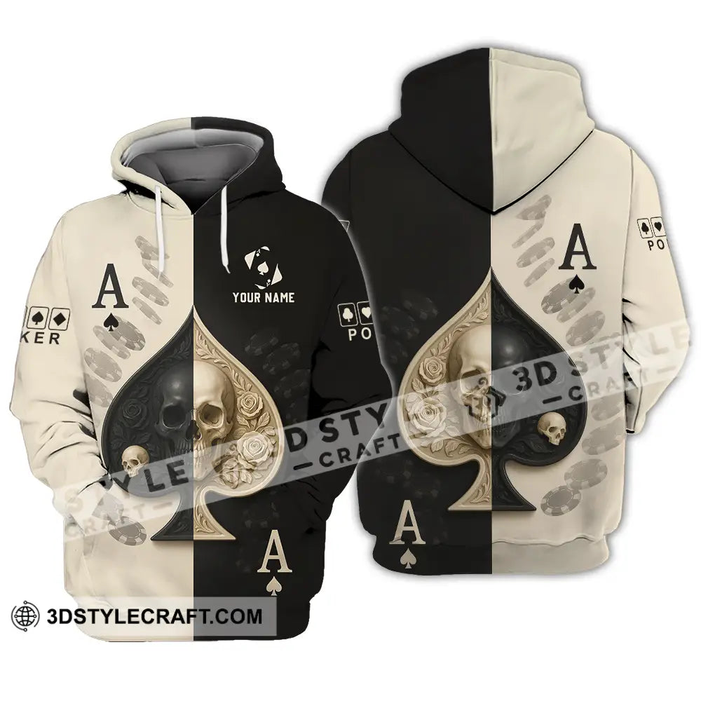 Unisex Shirt - Custom Poker Shirt Hoodie / S T-shirt