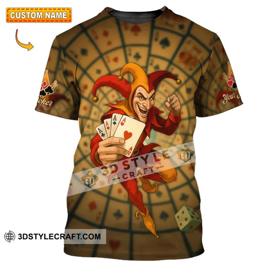 Unisex Shirt - Custom Poker Lover Shirt Poker Player T-shirt