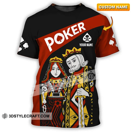 Unisex Shirt - Custom Poker Lover Shirt T-shirt