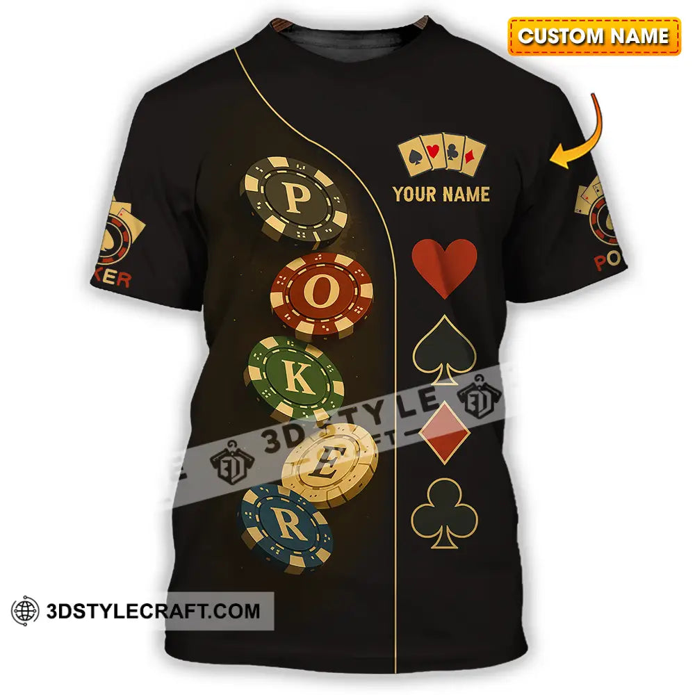 Unisex Shirt - Custom Poker Shirt T-shirt