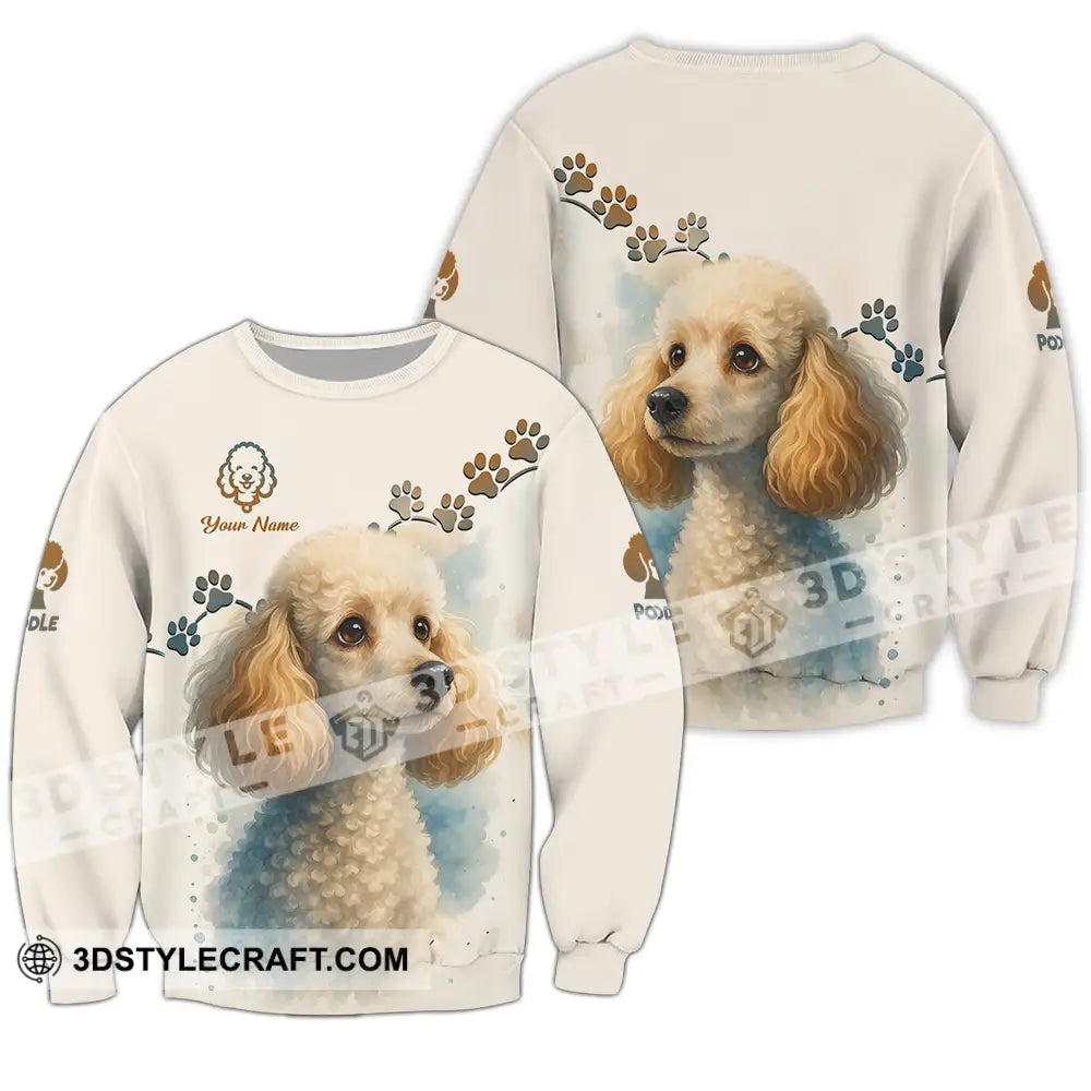 Unisex Shirt - Custom Poodle Shirt Long Sleeve / S T-shirt