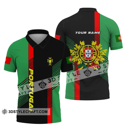 Unisex Shirt - Custom Portugal Name Shirt, Portugal Logo Shirt - Custom Name style option 4