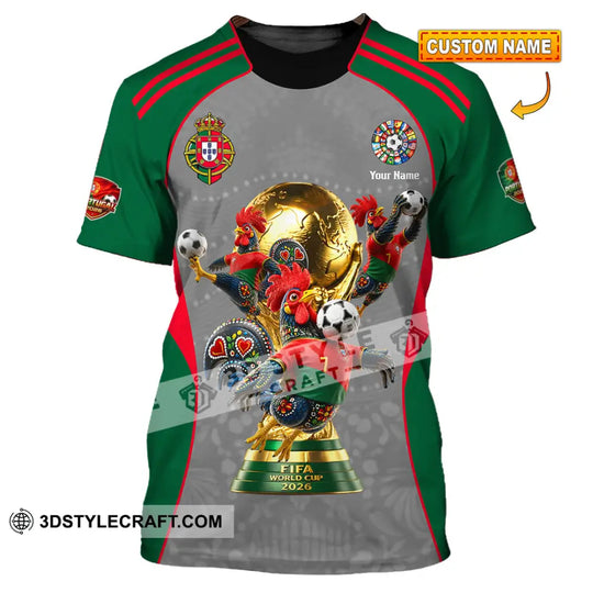 Unisex Shirt - Custom Portugal World Cup 2026 Shirt style option 1