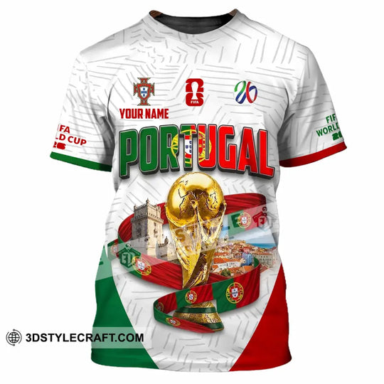 Unisex Shirt - Custom Portugal World Cup 2026 Shirt style option 4