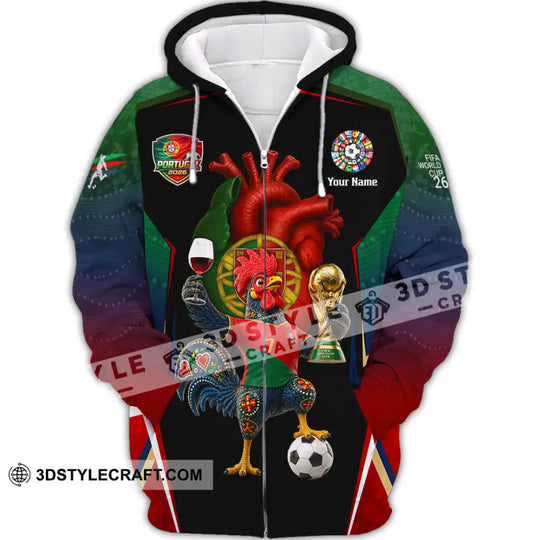 Unisex Shirt - Custom Portugal World Cup 2026 Shirt style option 3