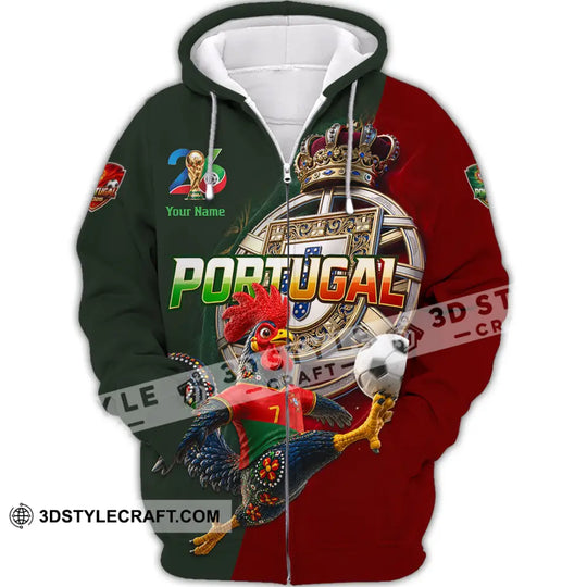 Unisex Shirt - Custom Portugal World Cup 2026 Shirt style option 3