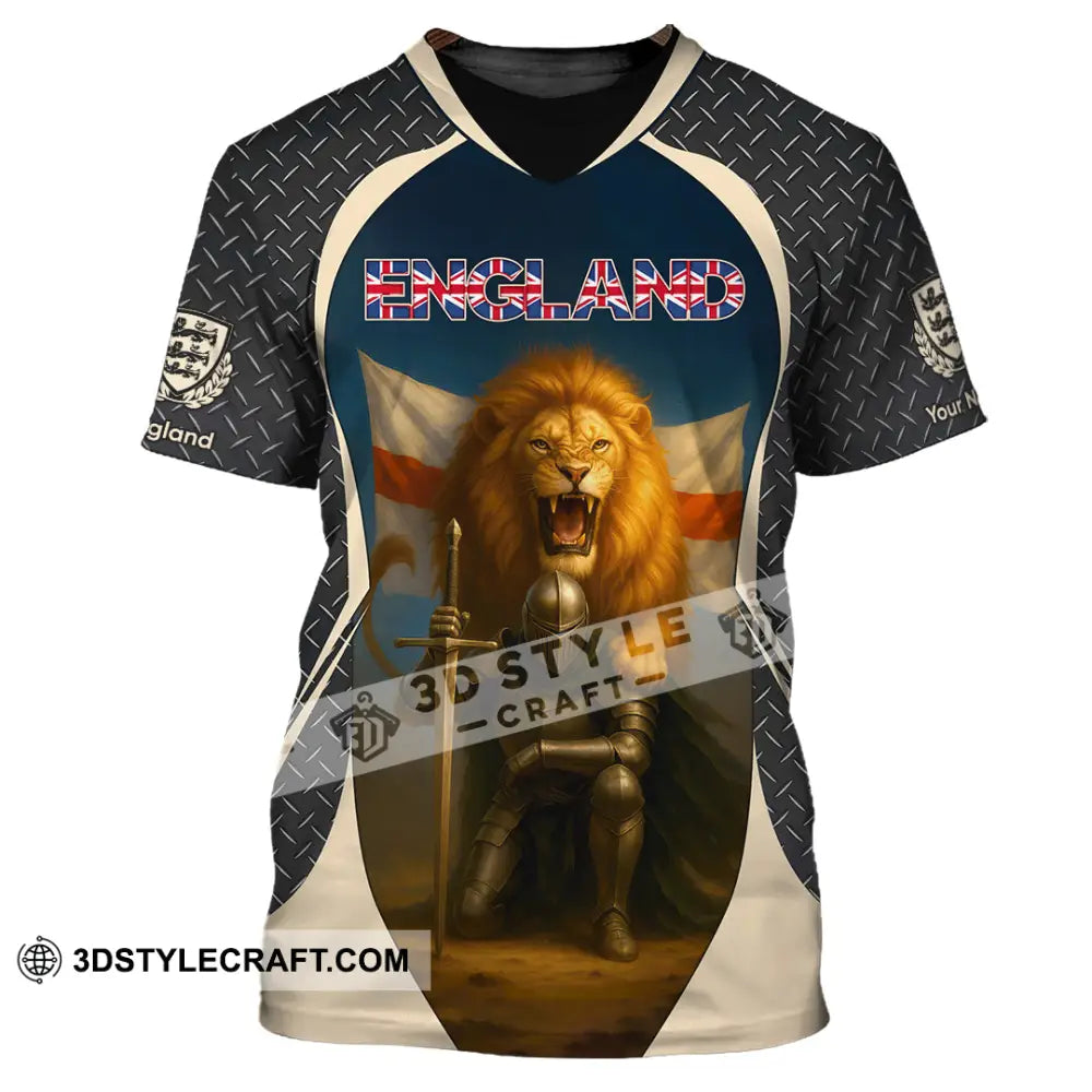 Unisex Shirt - Custom Proud England Shirt T-Shirt / S T-shirt