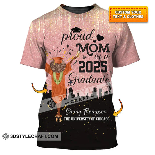 Unisex Shirt - Custom Shirt Proud Mom Of A 2025 Graduate T-shirt