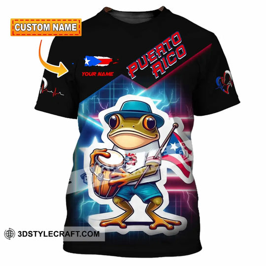 Unisex Shirt - Custom Puerto Rico 3D Shirt style option 1