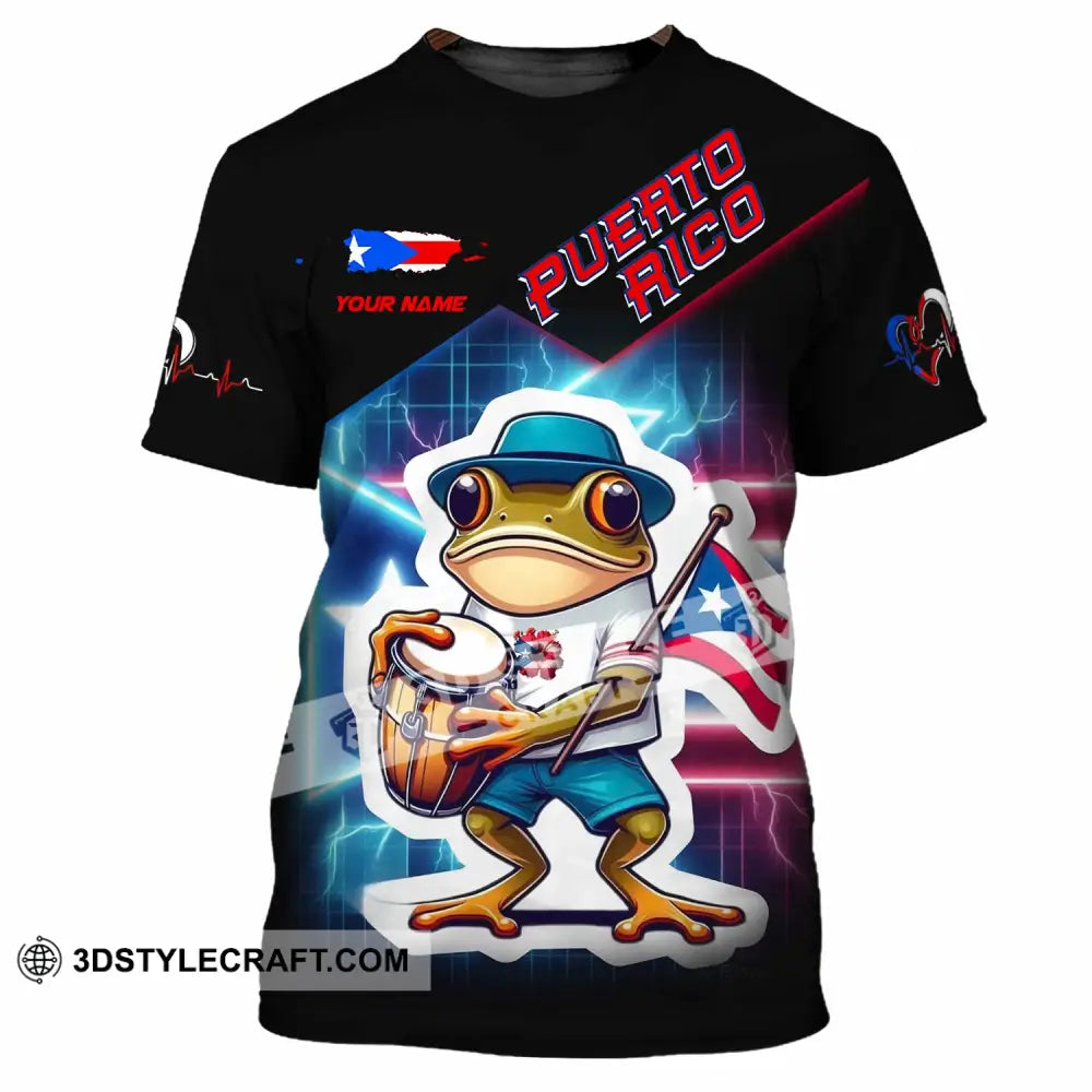 Unisex Shirt - Custom Puerto Rico 3D Shirt T-Shirt / S T-shirt