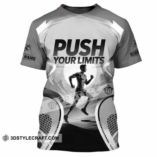 Unisex Shirt - Custom Push Your Limits Running 3D Shirt style option 2