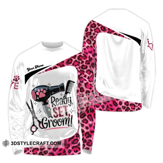 Unisex Shirt - Custom Ready Set Groomer Shirt style option 4