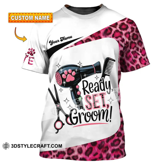 Unisex Shirt - Custom Ready Set Groomer Shirt style option 1