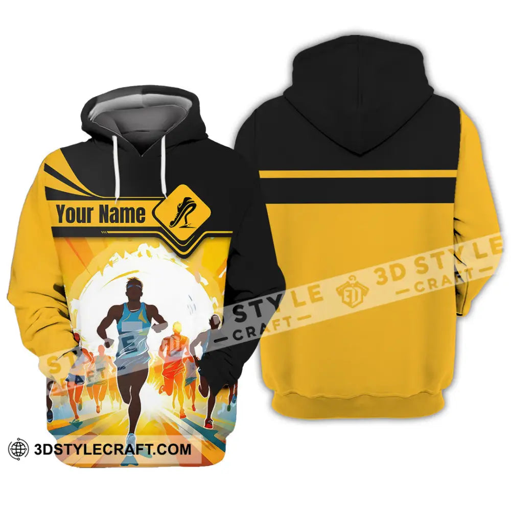 Unisex Shirt - Custom Ready To Run Love Marathon Running Shirt Hoodie / S T-shirt