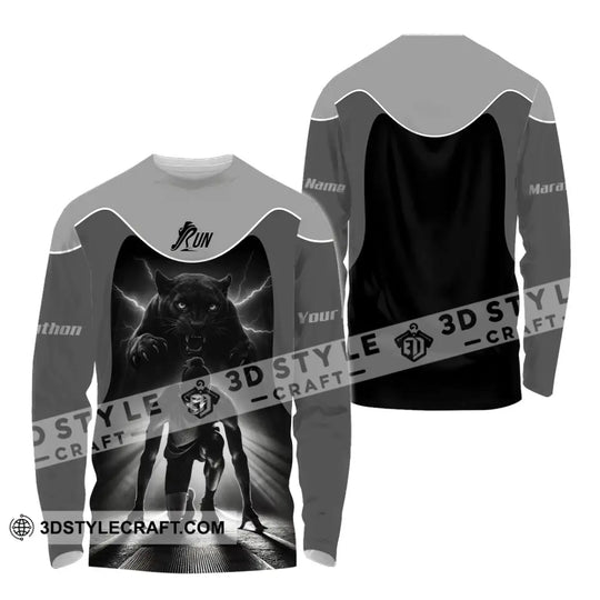 Unisex Shirt - Custom Ready To Run, Love Running Shirt style option 4