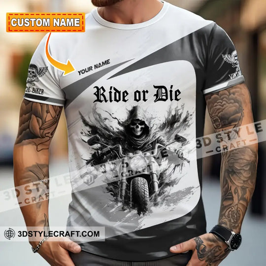 Unisex Shirt - Custom Ride Or Die 3D Shirt style option 1