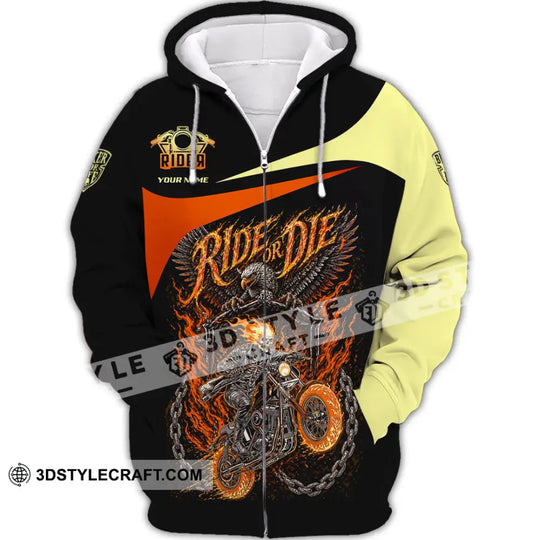 Unisex Shirt - Custom Ride Or Die 3D Shirt style option 2