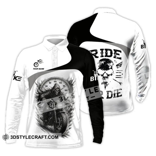 Unisex Shirt - Custom Ride Or Die, Rider Shirt style option 3