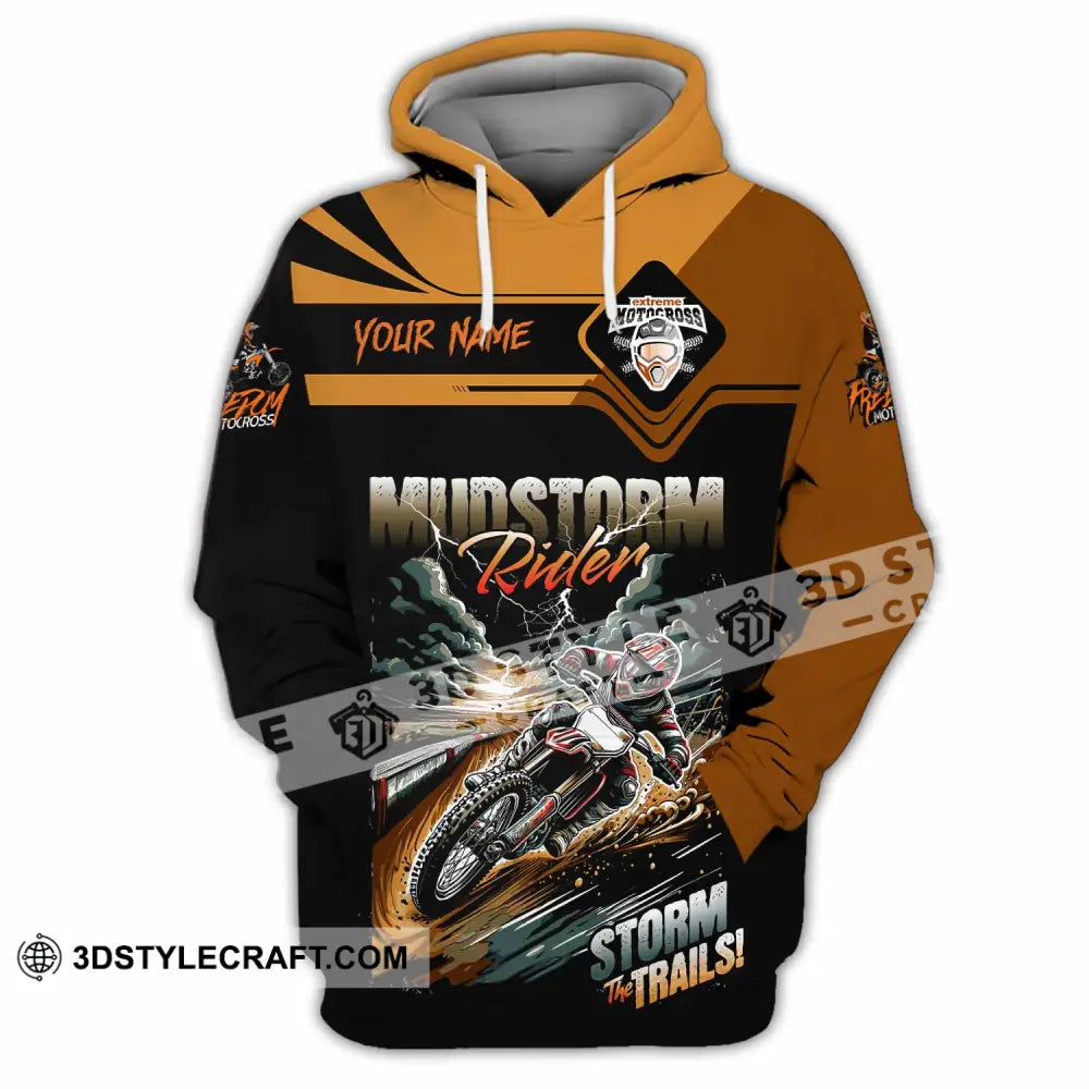 Unisex Shirt - Custom Rider Storm The Trails Sport Shirt Hoodie / S T-shirt