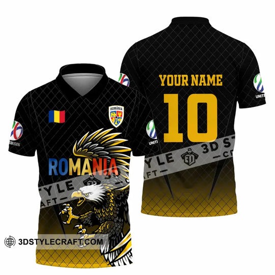 Unisex Shirt - Custom Romania 3D Shirt style option 2