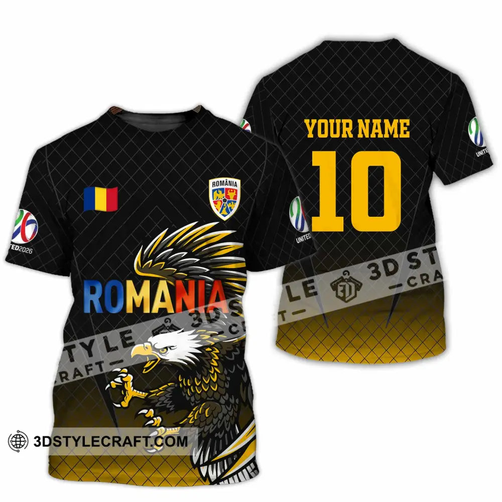 Unisex Shirt - Custom Romania 3D Shirt T-Shirt / S T-shirt
