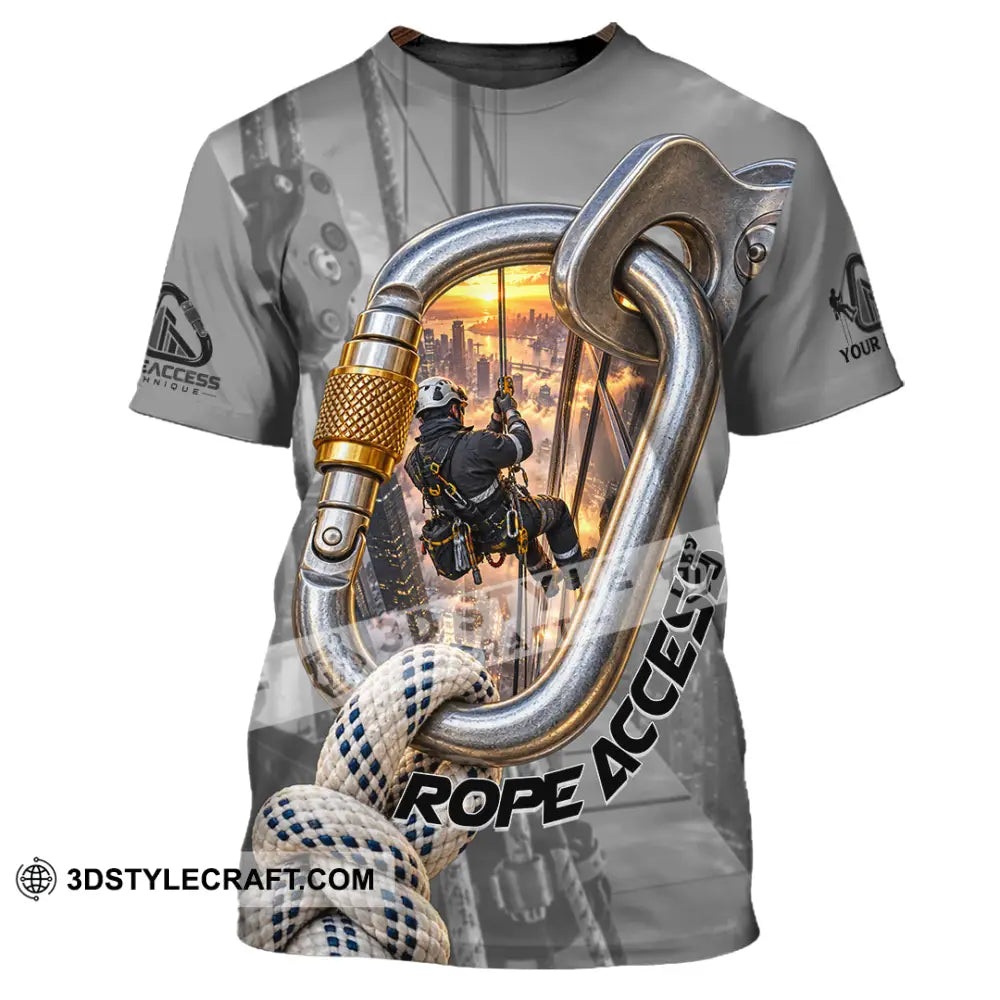 Unisex Shirt - Custom Rope Access Technician Shirt - T-Shirt / S - T-shirt