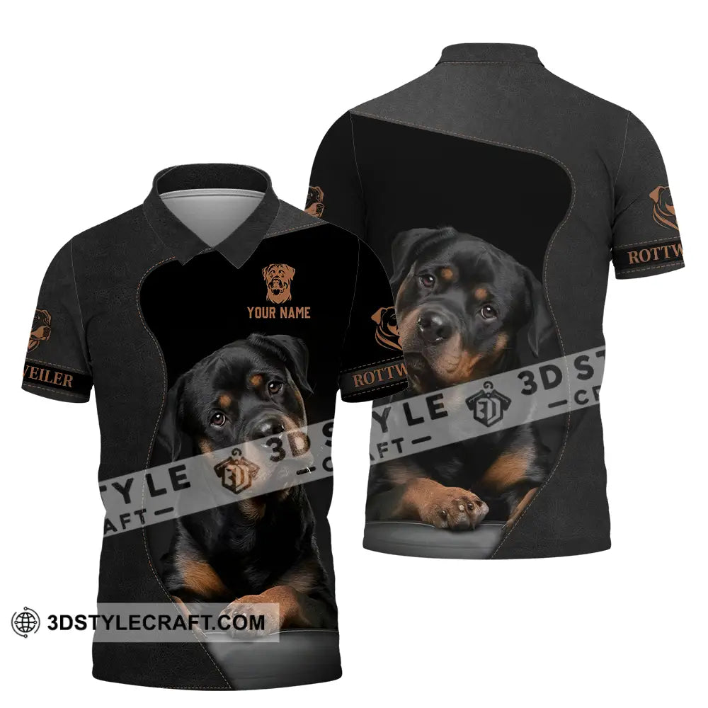 Unisex Shirt - Custom Rottweiler Dog Lover Shirt Polo Shirt / S T-shirt