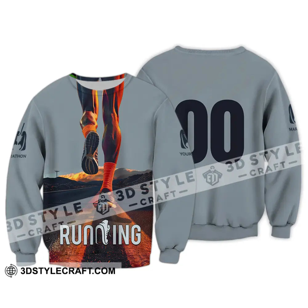 Unisex Shirt - Custom Run For Fun Running Lover Sport Shirt Long Sleeve / S T-shirt