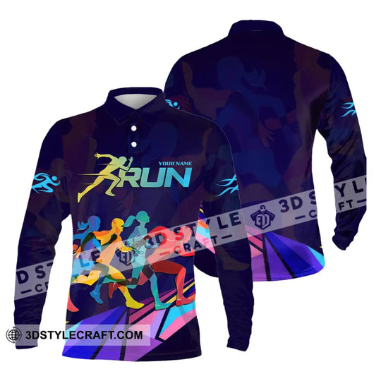 Unisex Shirt - Custom Running 3D Shirt style option 4