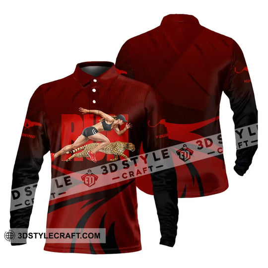 Unisex Shirt - Custom Running 3D Shirt style option 4
