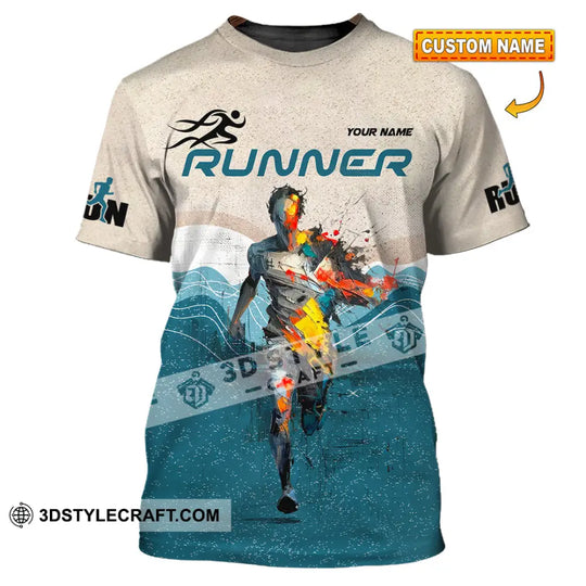 Unisex Shirt - Custom Running 3D Shirt style option 1