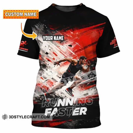 Unisex Shirt - Custom Running 3D Shirt style option 1