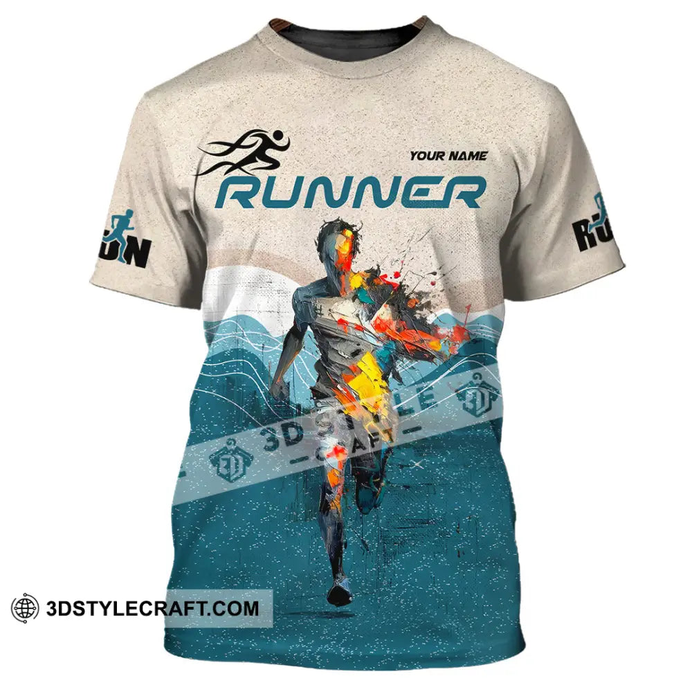 Unisex Shirt - Custom Running 3D Shirt - T-Shirt / S - T-shirt