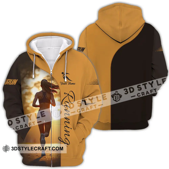 Unisex Shirt - Custom Running 3D Shirt style option 4