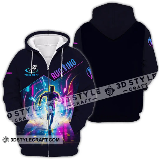 Unisex Shirt - Custom Running 3D Shirt style option 4