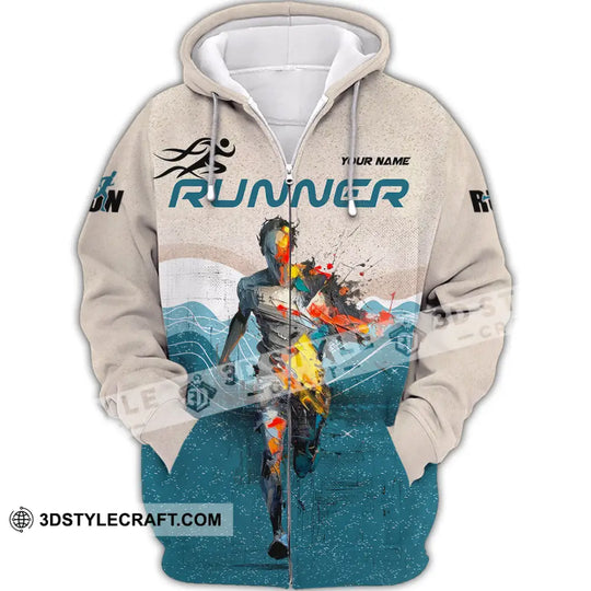 Unisex Shirt - Custom Running 3D Shirt style option 3