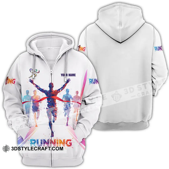 Unisex Shirt - Custom Running 3D Shirt style option 4