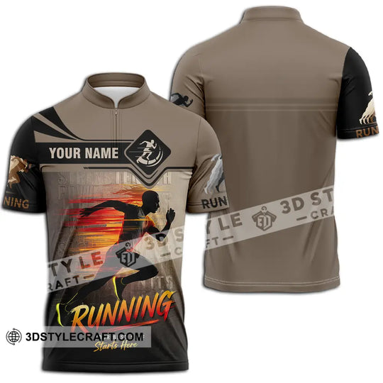 Unisex Shirt - Custom Running 3D Shirt style option 2