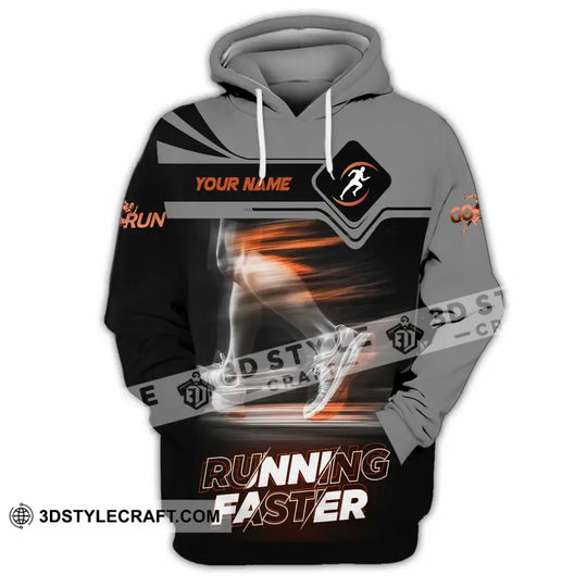 Unisex Shirt - Custom Running Faster 3D Shirt style option 3