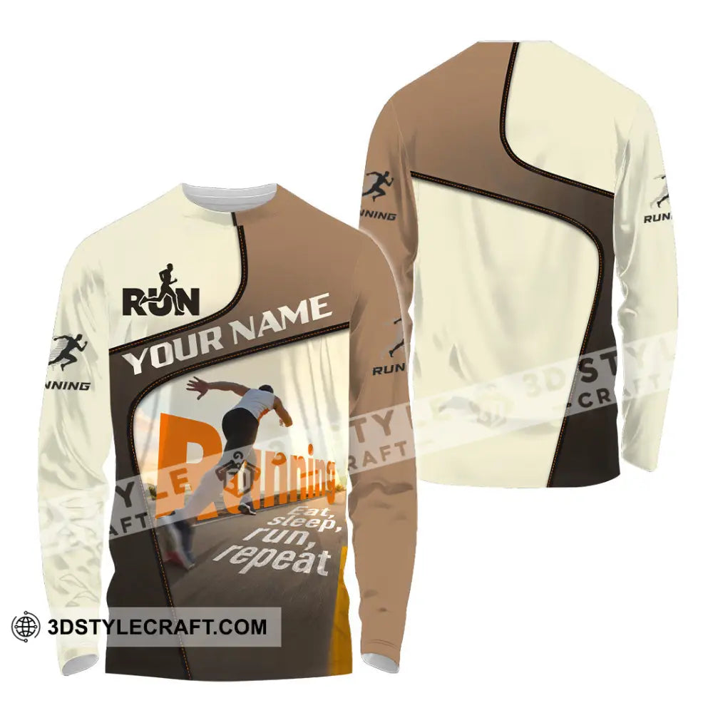 Unisex Shirt - Custom Running Shirt - Long Sleeve Shirt / S - T-shirt