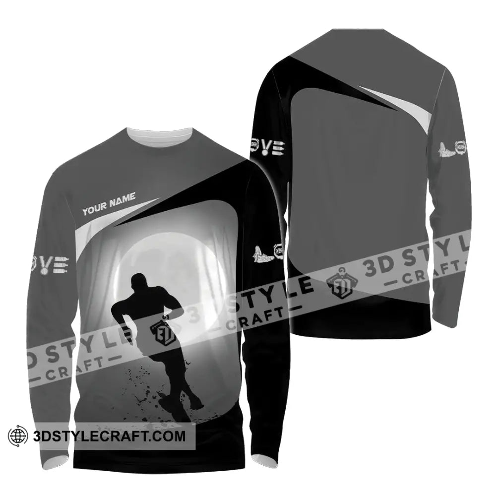 Unisex Shirt - Custom Running Lover Shirt Long Sleeve Shirt / S T-shirt